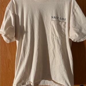 Salt Life Cream Short Sleeve Tee